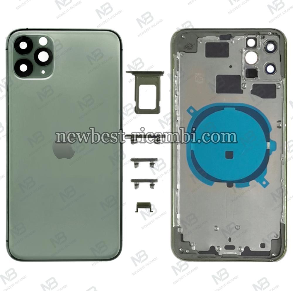 iPhone 11 pro back cover with frame green OEM