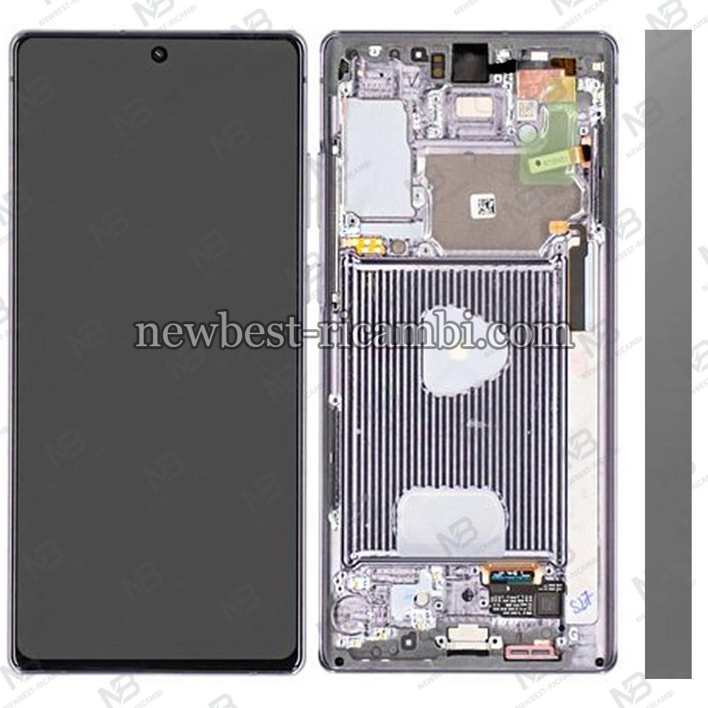 Samsung Galaxy Note 20 N980 N981 Touch + Lcd + Frame Grey Service Pack