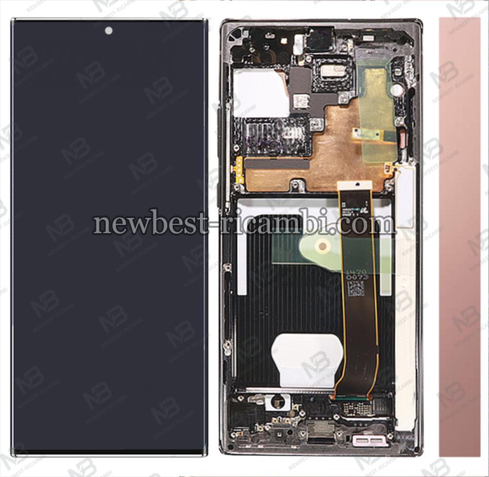 Samsung Galaxy Note 20 Ultra 5G N985 N986 Touch + Lcd + Frame Brown Service Pack