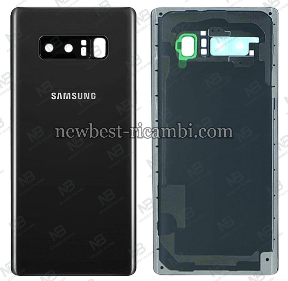 samsung galaxy note 8 n950f back cover+camera glass black original