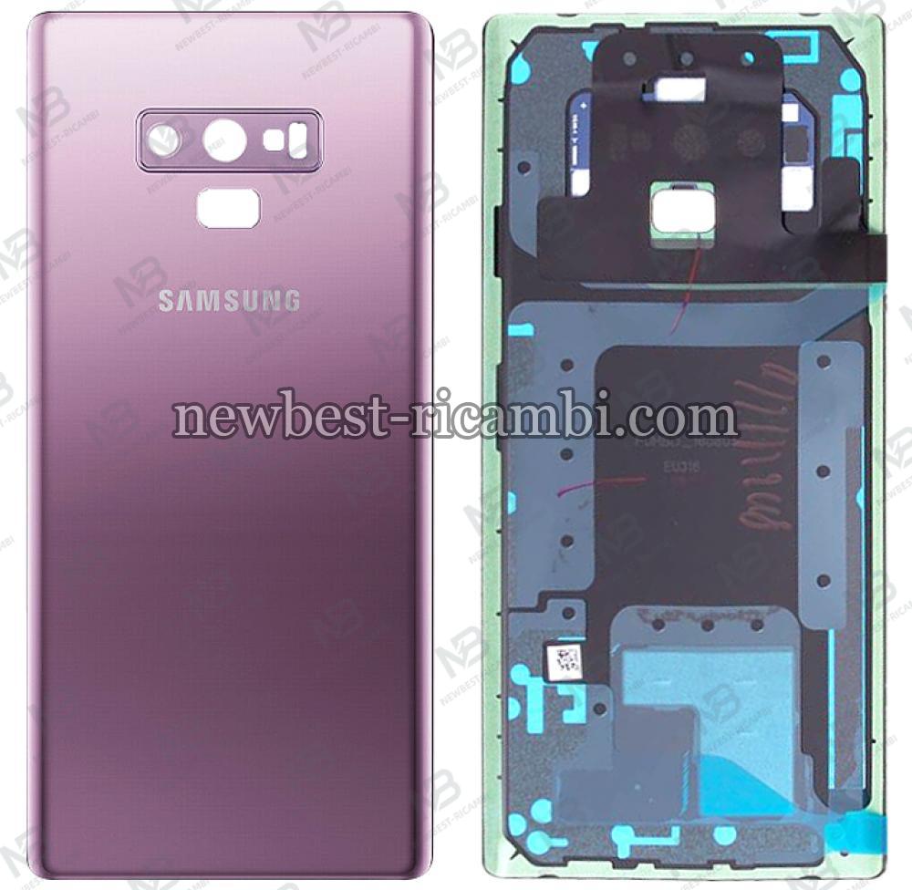 samsung galaxy note 9 n960f back cover+camera glass lavander purple original