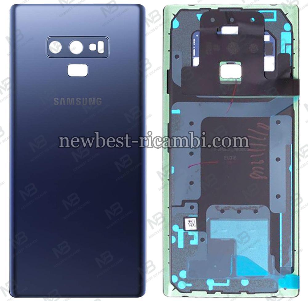 samsung galaxy note 9 n960f back cover+camera glass blue original