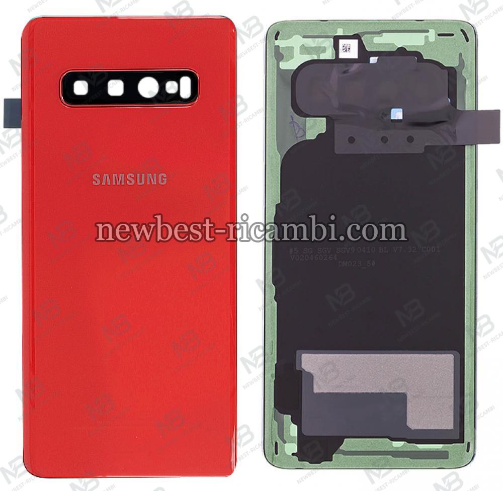 samsung galaxy s10 g973f back cover red original