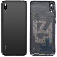 huawei y6 2019 back cover+camera glass black