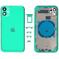 iPhone 11 back cover with frame green OEM