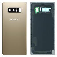 samsung galaxy note 8 n950f back cover+camera glass gold original