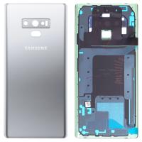 samsung galaxy note 9 n960f back cover+camera glass silver grey original