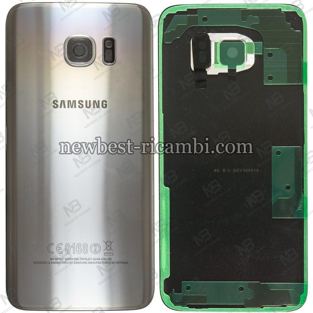 samsung galaxy s7 g930f back cover silver original