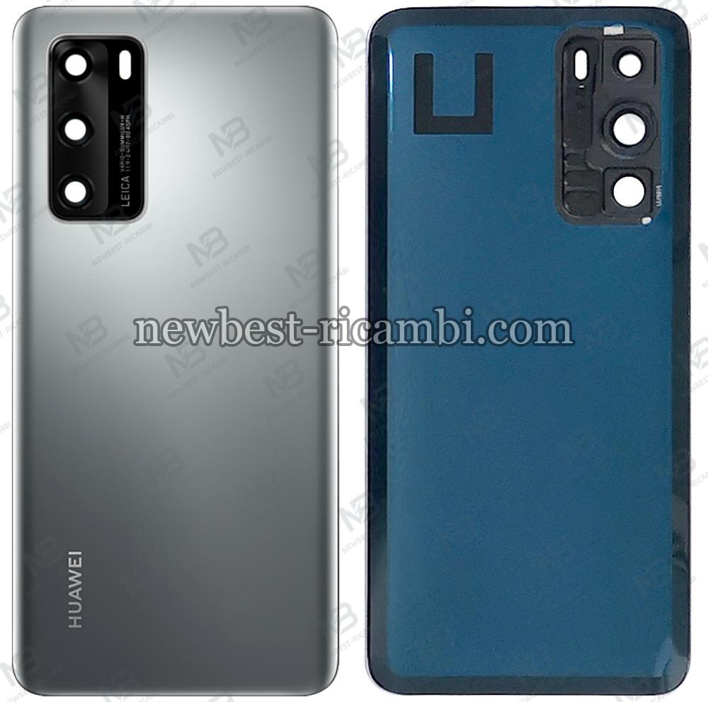 huawei p40 back cover silver AAA
