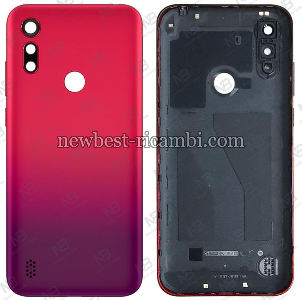 motorola moto E6s XT2053 back cover red