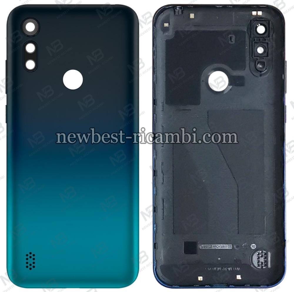 motorola moto E6s XT2053 back cover blue