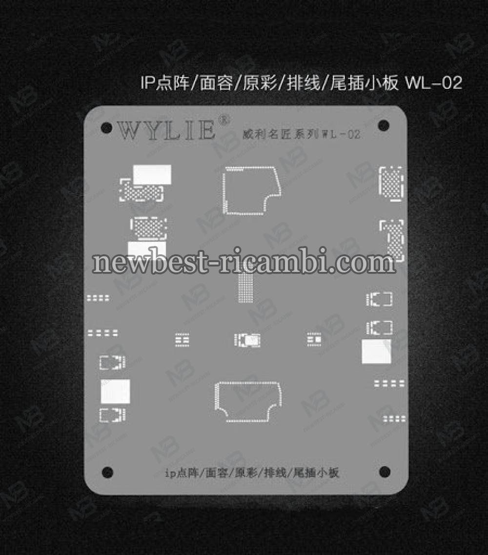 WYLIE Imported Square Hole Black Steel Mesh WL-02
