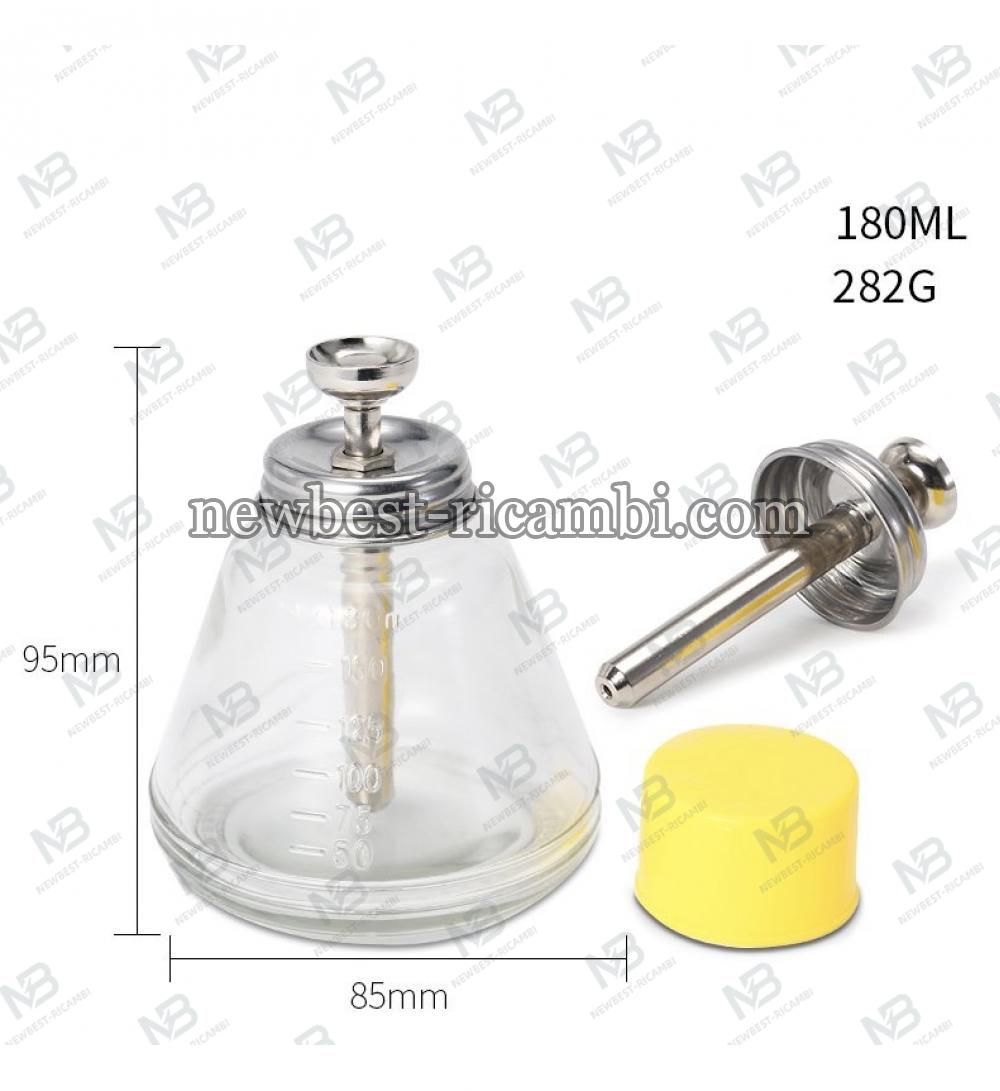 18C glass alcohol bottles 180ML