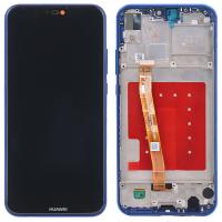 Huawei P20 Lite / Nova 3E Touch+Lcd+Frame Blue Original