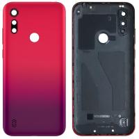 motorola moto E6s XT2053 back cover red