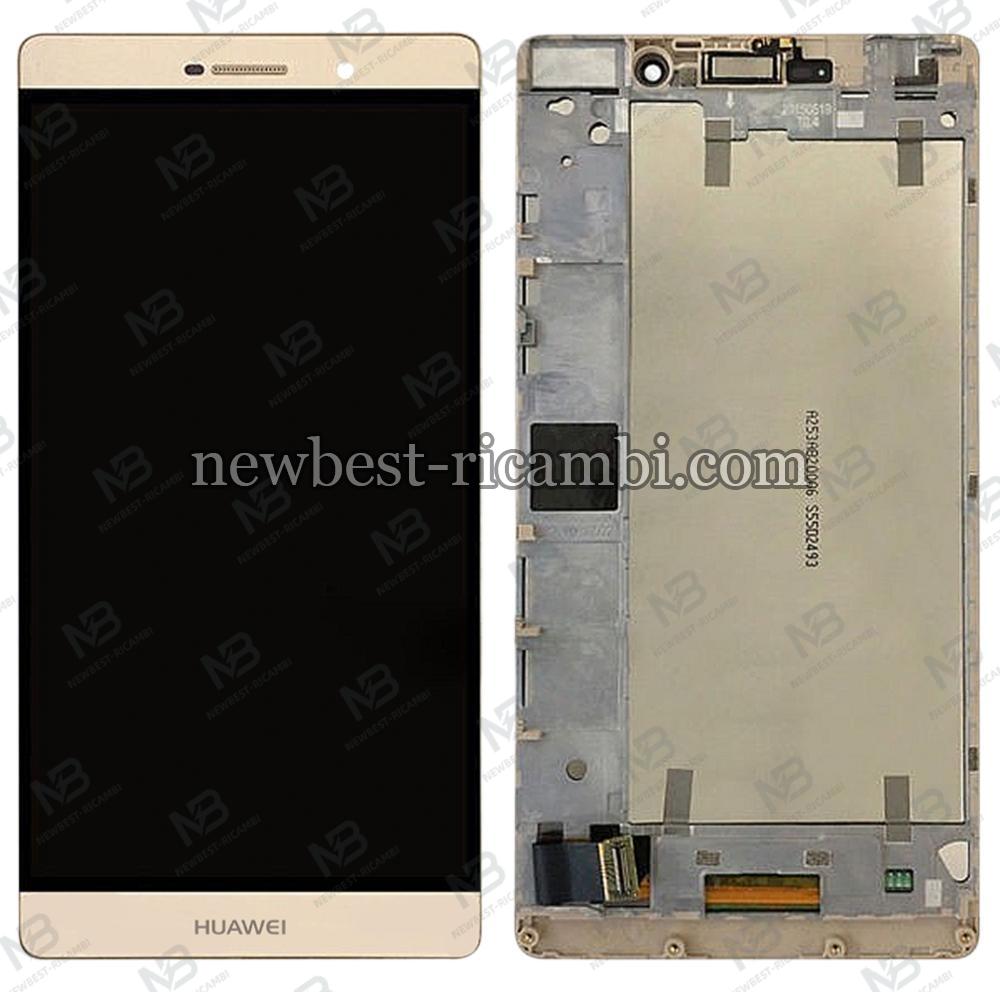 huawei p8 max touch+lcd+frame gold
