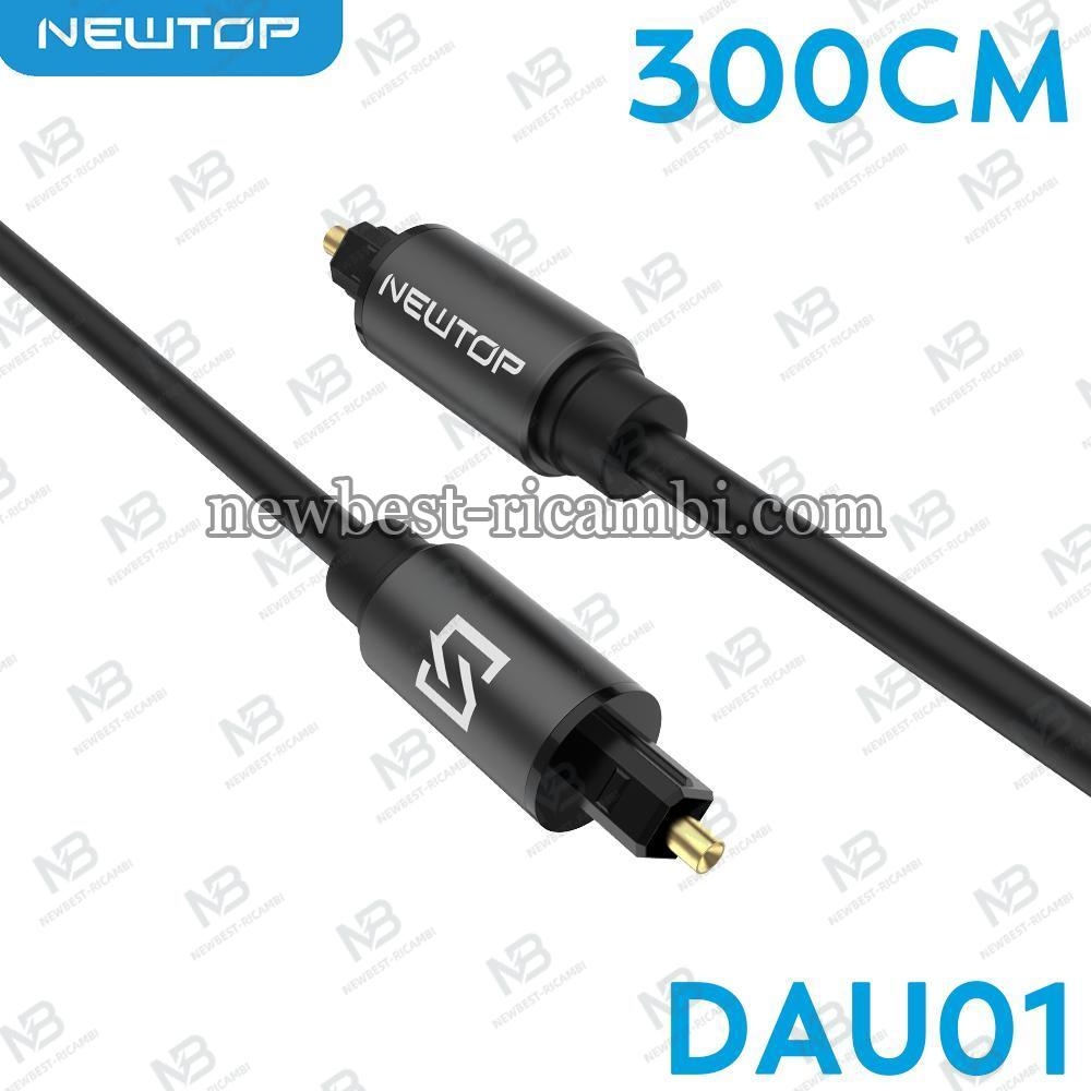 NEWTOP DAU01 CAVO OTTICO DIGITALE AUDIO 3 METRO