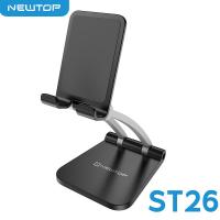 NEWTOP ST26 SUPPORTO STAND DA TAVOLO PER SMARTPHONE E TABLET NERO