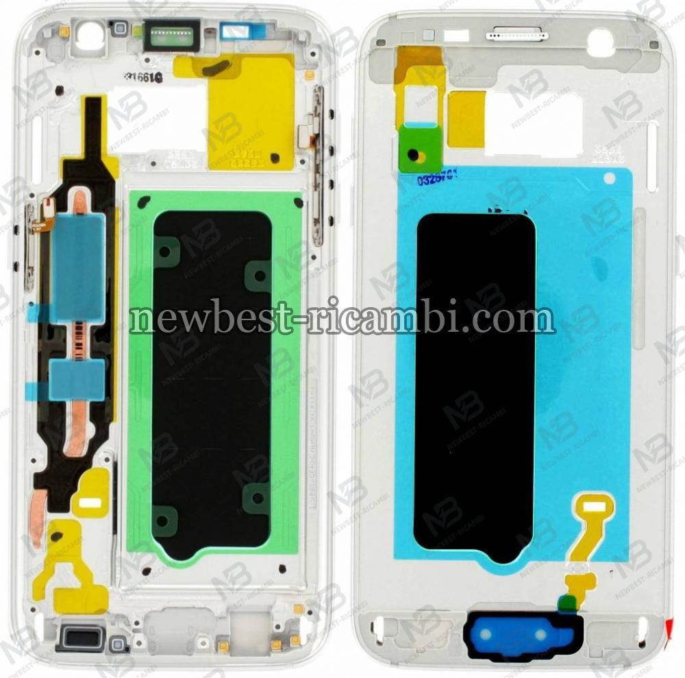 samsung galaxy s7 g930f frame for lcd white