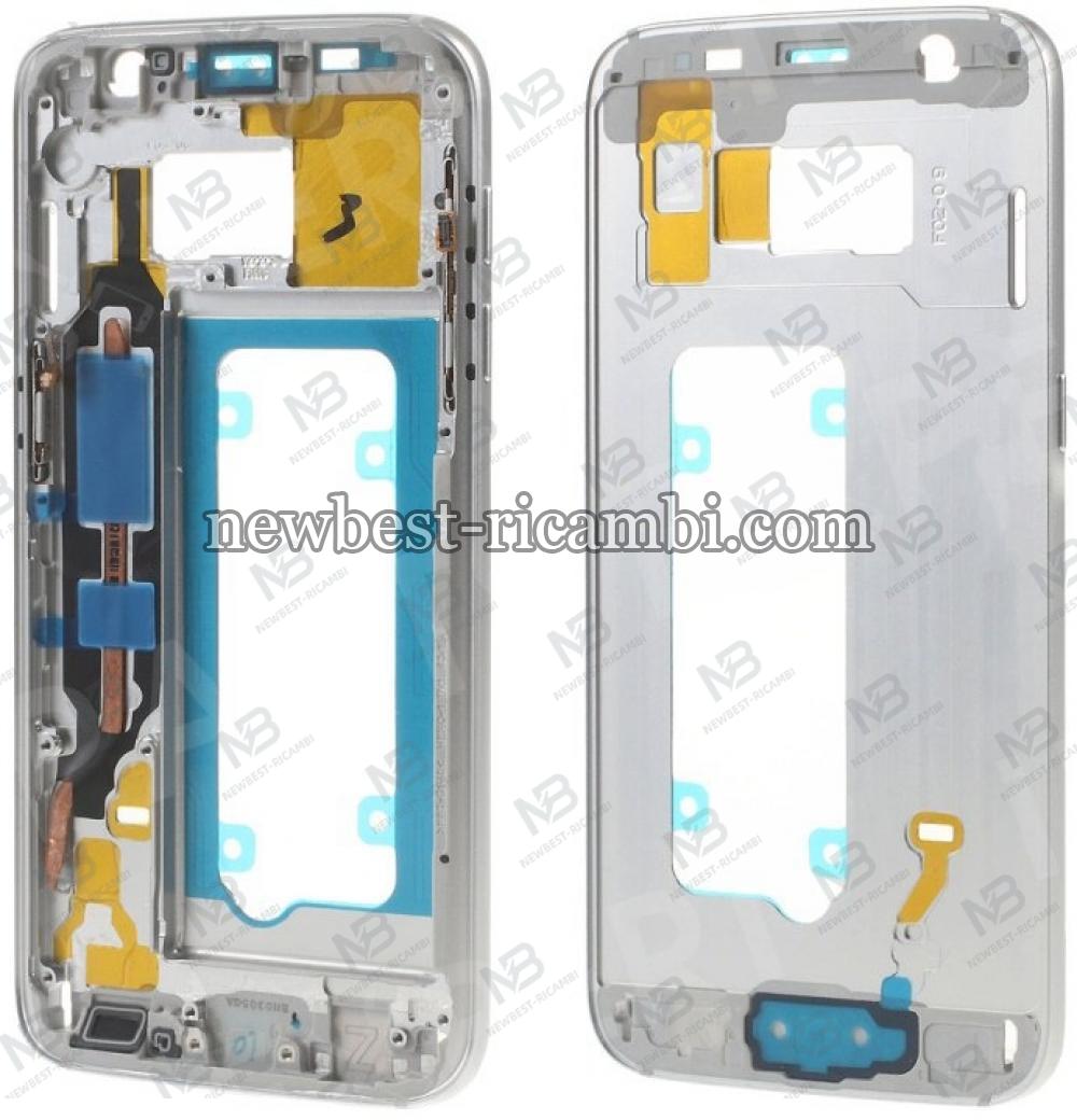 samsung galaxy s7 g930f frame for lcd silver
