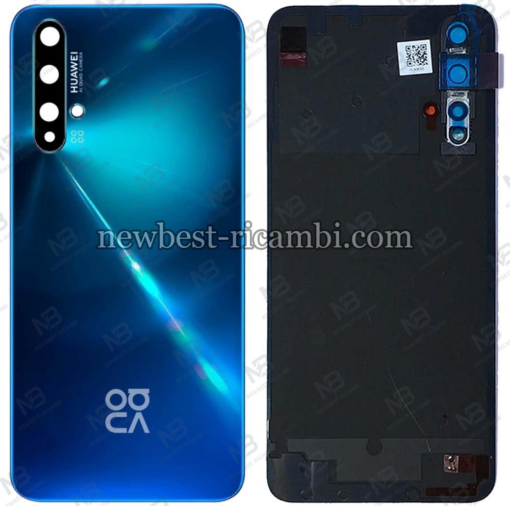 huawei nova 5t back cover+camera glass blue original