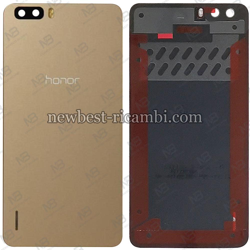 huawei honor 6 Plus back cover+camera glass gold