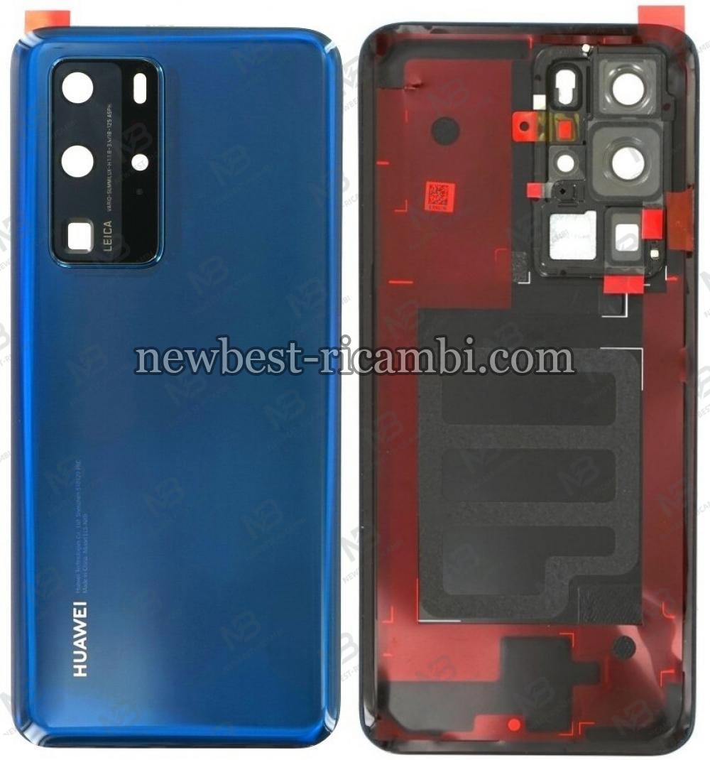 huawei p40 pro back cover blue original