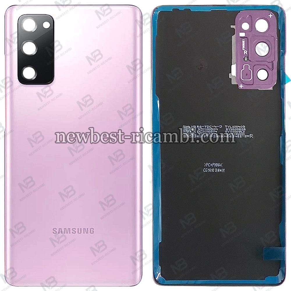 Samsung galaxy S20 FE G781 5G back cover+camera glass pink original