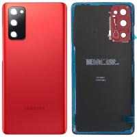 Samsung galaxy S20 FE G781 5G back cover+camera glass red original