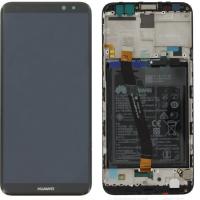 Huawei Mate 10 Touch + Lcd + Frame + Battery Black Service Pack