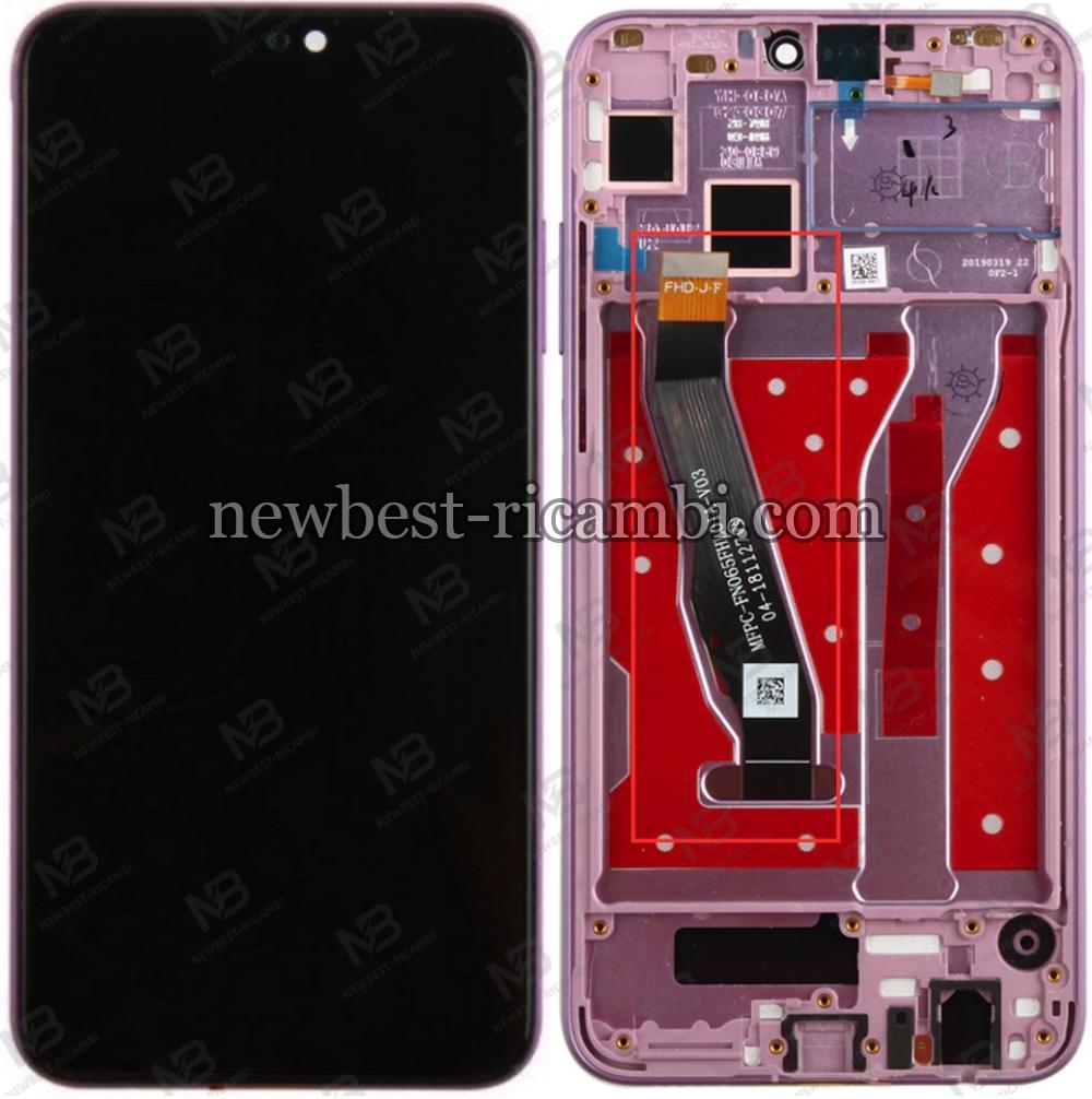 huawei view 10 lite honor 8X touch+lcd+frame purple original
