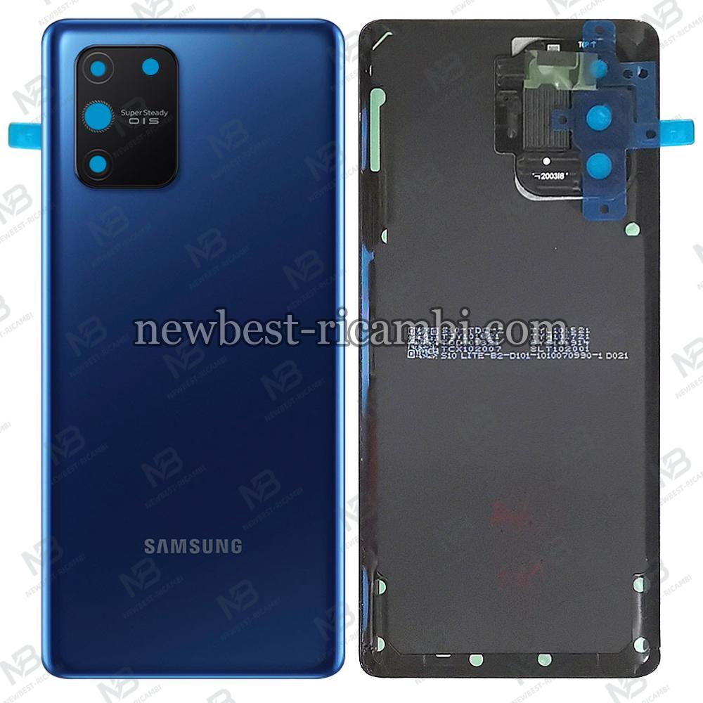 samsung galaxy s10 lite g770 back cover blue+ camera glass original