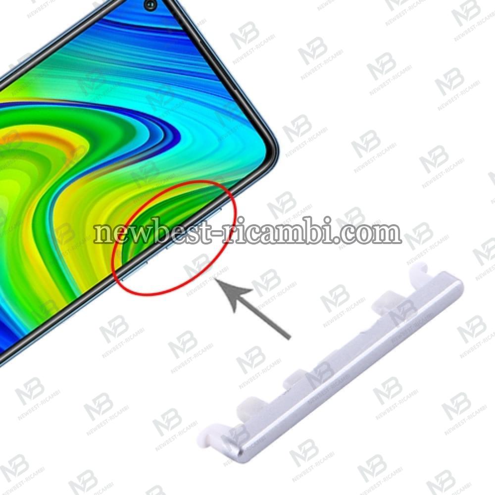 Xiaomi Redmi Note 9 Pro Pwer Volume Button white