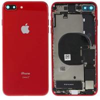 iphone 8 plus back cover with frame full accessories red OEM