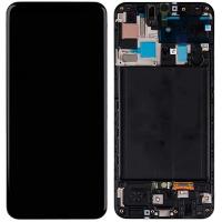 Samsung A50 2019 A505f Touch+Lcd+Frame Black Oled OEM