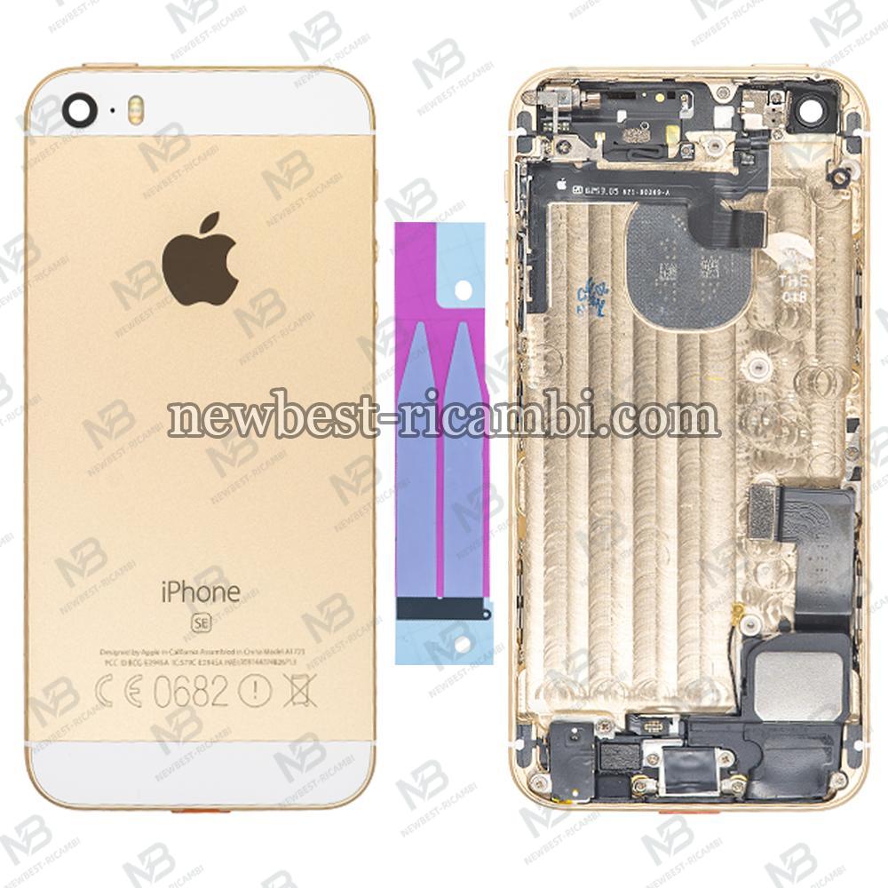 iphone 5se back cover+accessories gold