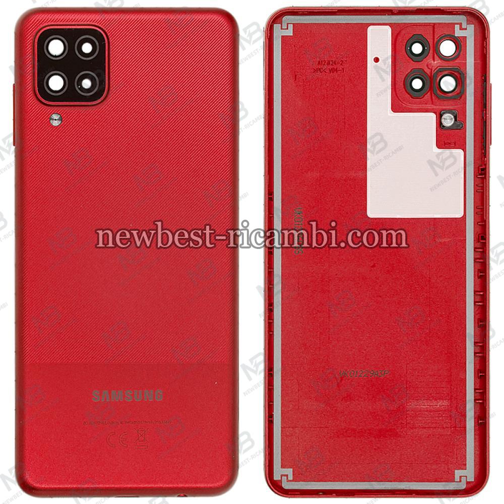 Samsung galaxy A12 A125 back cover+camera glass red original