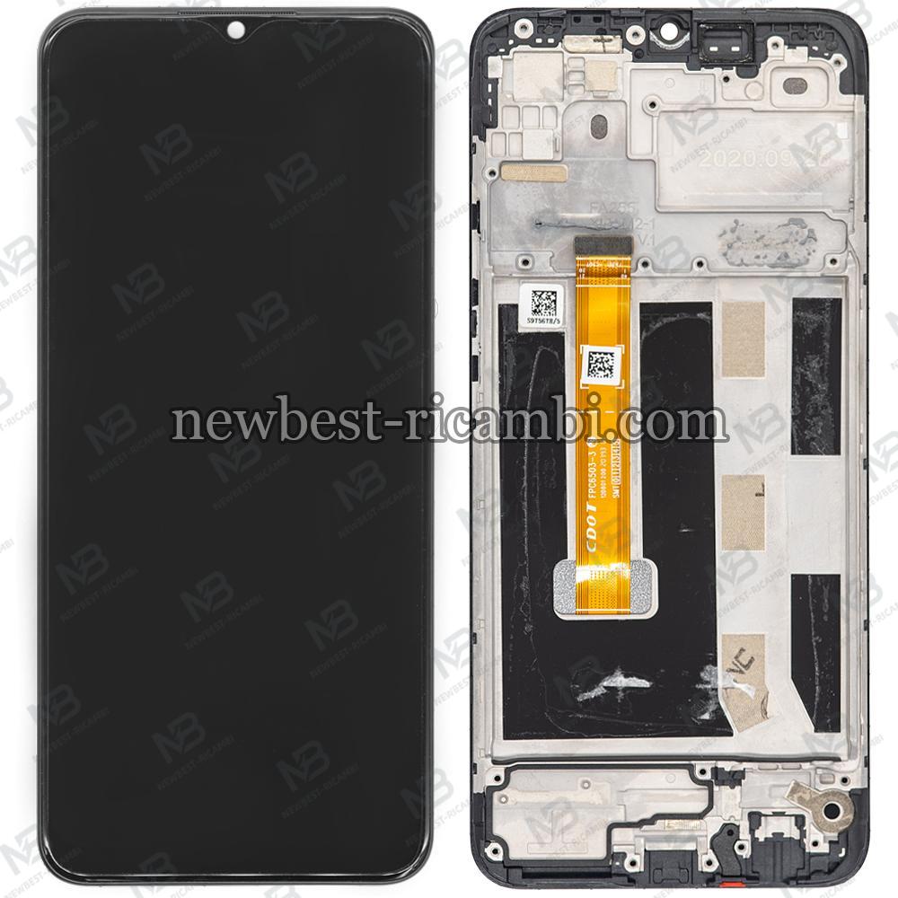 Oppo A15 (CPH2185 / CPH2179) Touch + Lcd + Frame Black Original