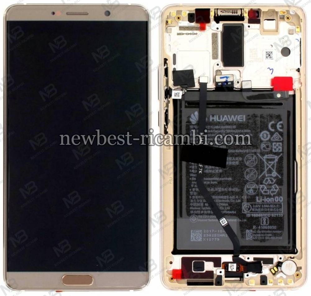 Huawei Mate 10 Touch + Lcd + Frame + Battery Brown Service Pack