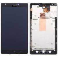 nokia lumia 1520 touch+lcd+frame black