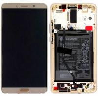 Huawei Mate 10 Touch + Lcd + Frame + Battery Brown Service Pack