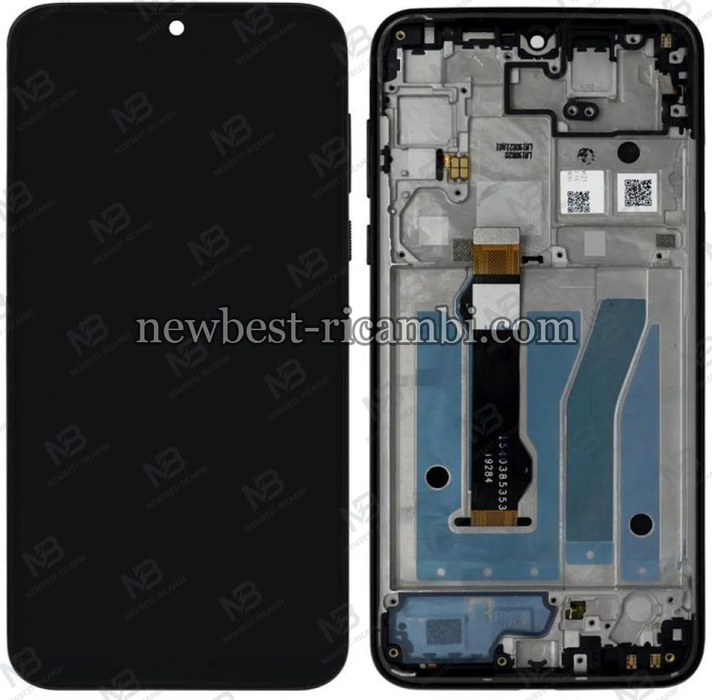 Motorola Moto G8 Plus XT2019 Touch + Lcd + Frame Black