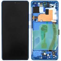 Samsung Galaxy S10 Lite G770 Touch+Lcd+Frame Blue Service Pack
