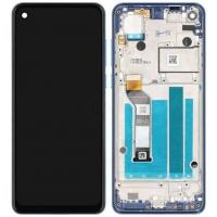 Motorola One Action XT2013  Touch + Lcd + Frame Blue Original
