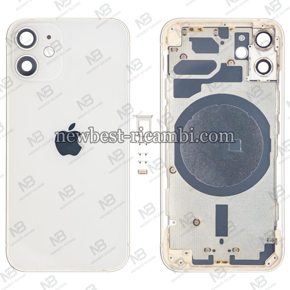 iPhone 12 Mini back cover with frame white OEM