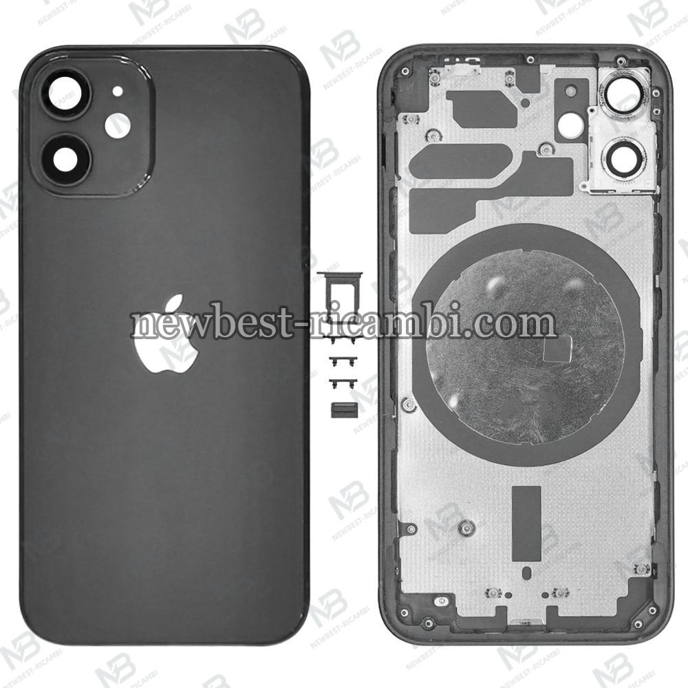 iPhone 12 Mini back cover with frame black OEM