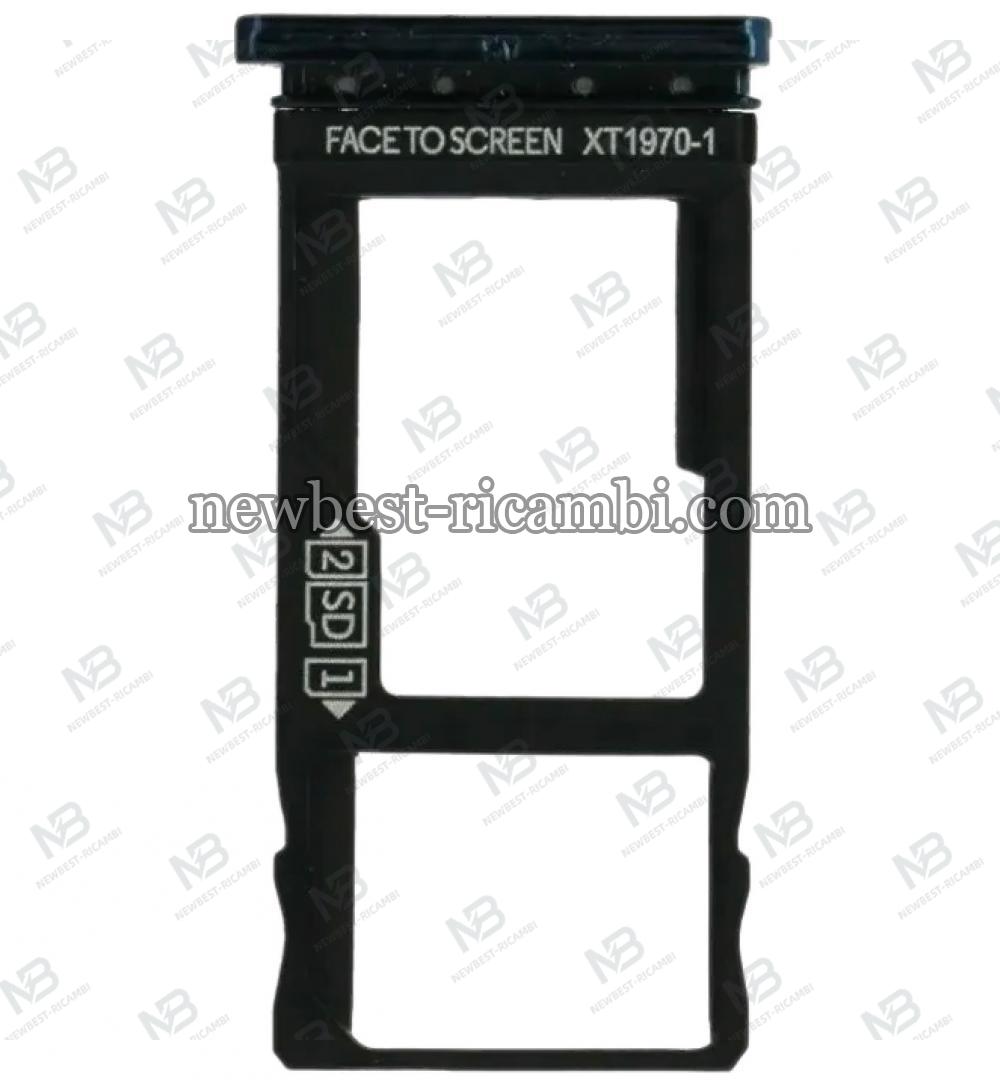 Motorola One Action XT2013 Sim Tray Blue