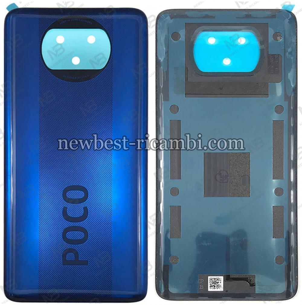 Xiaomi Poco X3 Pro back cover blue original