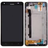 huawei honor 3x g750 touch+lcd+frame black