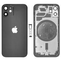 iPhone 12 Mini back cover with frame black OEM